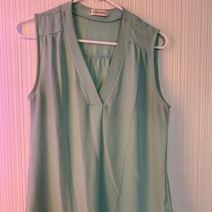 Mint Green Jon & Anna Sleeveless Top